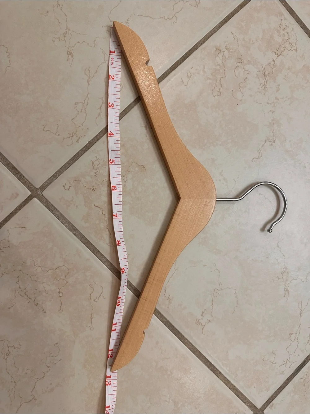 Set of 15 Wooden Kids Hangers - Natural Wood Finish